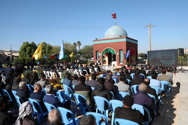 برگزاری اولین سالگرد خاکسپاری شهید گمنام ۱۷ ساله