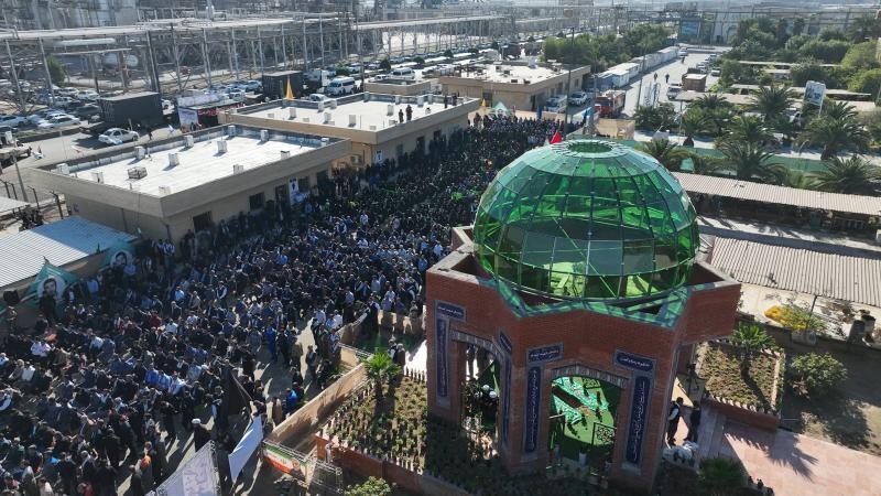 منطقه ویژه اقتصادی پتروشیمی دومین شهید گمنام را در آغوش گرفت