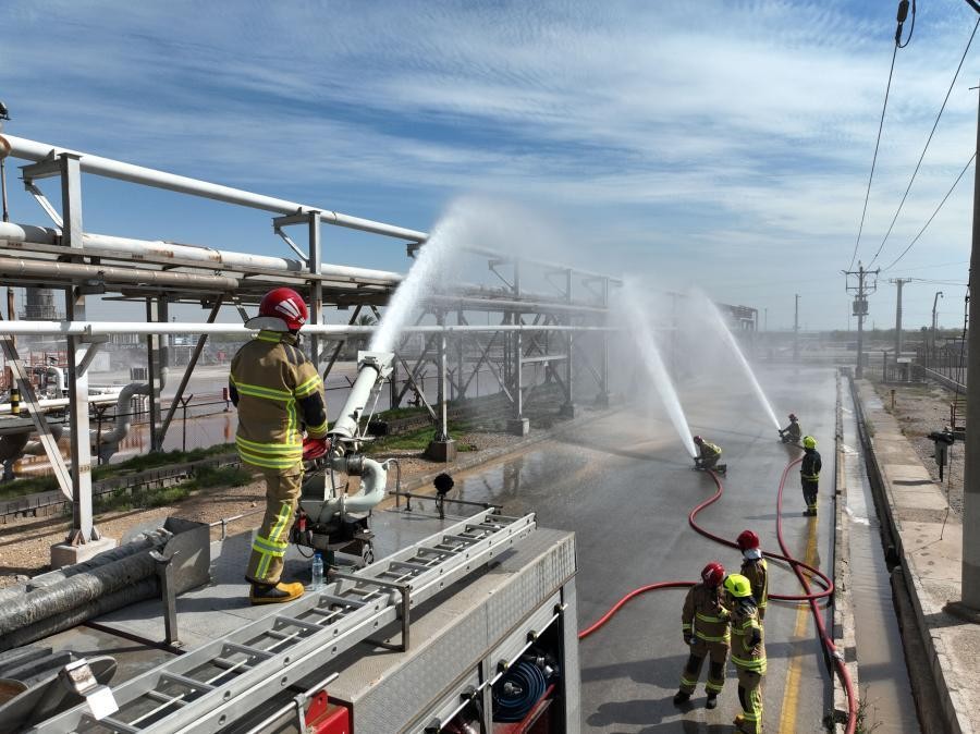 رزمایش سراسری منطقه ویژه اقتصادی پتروشیمی برگزار شد