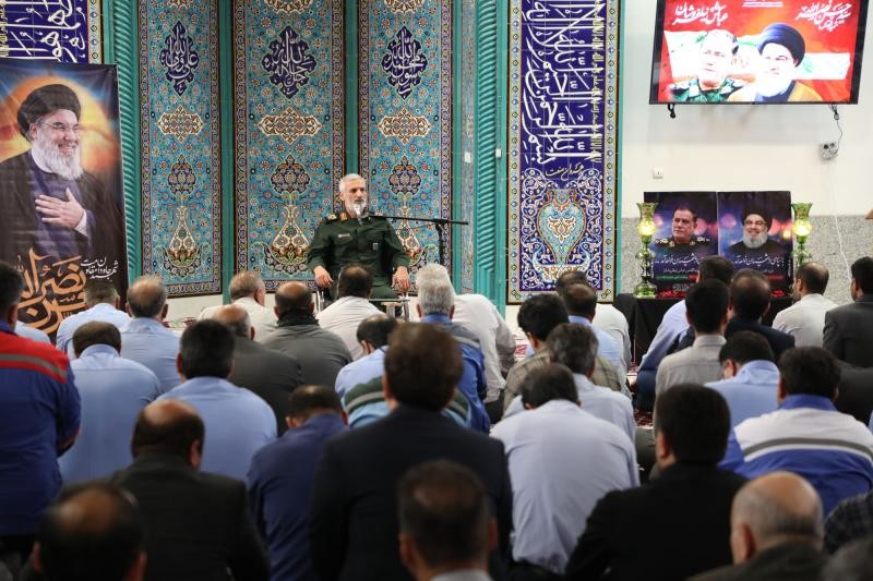 مراسم بزرگداشت مجاهد شهید سید حسن نصرالله و سردار سرافراز جبهه مقاومت