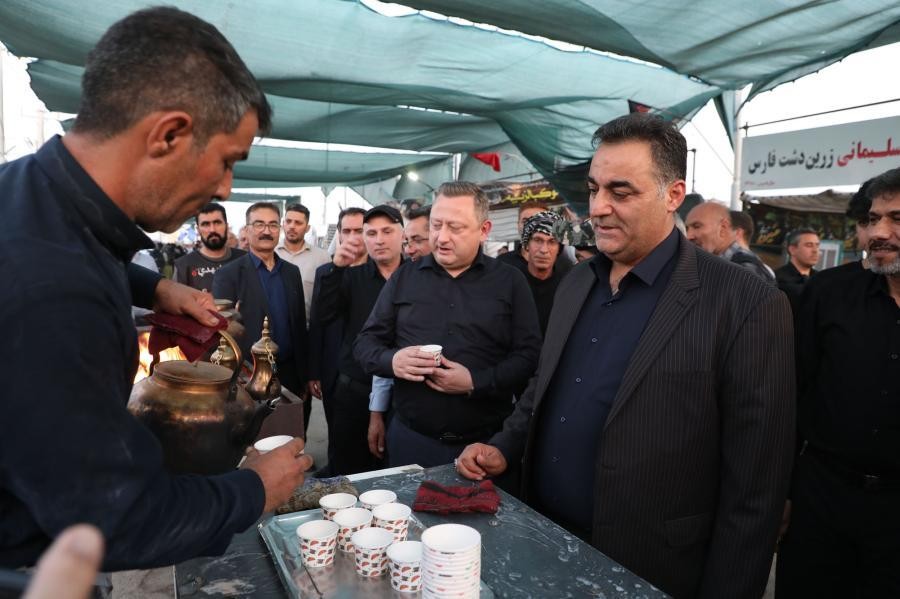 بازدید مدیرعامل سازمان منطقه ویژه اقتصادی پتروشیمی از خدمات‌رسانی موکب حضرت علی‌اکبر(ع) به زائران اربعین در مرز شلمچه